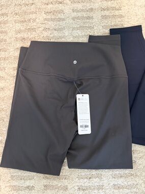 Crzy yoga pants 2 pair xl navy and gray with tags